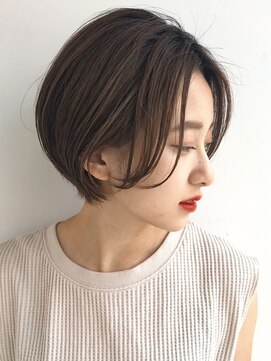 ガーデントウキョウ(GARDEN Tokyo) 丸みのショート/ハンサムショート/前髪なし/艶カラー/髪質改善