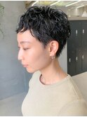 ベリーショート、パーマ、マニッシュショート、エッジショート