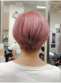 【Bellecoupes】足立美佐恵 ハイトーン ベイビーピンクショート