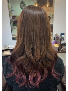 イズムファクトリーヘア(ism factory hair) 【イズム新長田】超音波トリートメントで美髪×インナーピンク