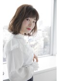 くせ毛風無造作ふわミディ★