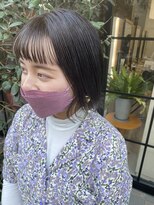 トロンヘアー(tronc hair)&nbsp;【外国人風】バング＋イヤリングカラー