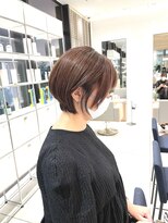 ステアケース 武蔵小杉店(stair:case) 大人かわいいショートボブハイライトカラーピンクベージュ