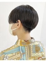 モリオ フロム ロンドン 成増店&nbsp;【morio成増／米村】黒髪刈り上げショート