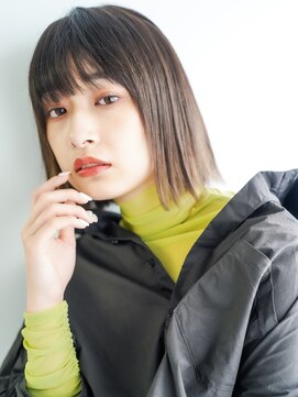 シェル 吉祥寺(shell) 切りっぱなし２０代３０代４０代小顔外ハネボブアッシュ吉祥寺