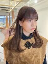 クシェル(kuschel)&nbsp;前髪カットｘ寒色系カラーｘダークアッシュｘミルクチョコレート