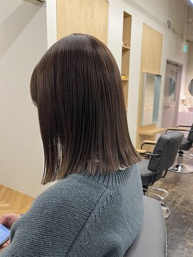 メク(meku) 明るめオリーブベージュ＊ブリーチなしダブルカラー
