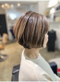 ★大人可愛いダークアッシュ白髪ぼかしボリュームアップエクステ
