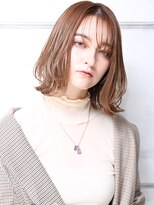 クラッチ 名古屋(CLUTCH)&nbsp;大人可愛い小顔美髪ツヤ髪薄めバングショコラアッシュA3