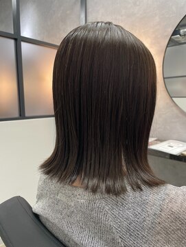 シエルリンクス(Ciel links) 切りっぱなし×オリーブベージュ