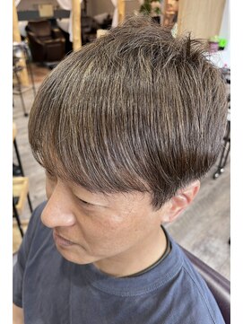 美容室 ラ・クープ 脱白髪染め大人ハイライト