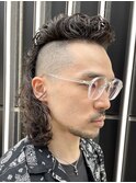 メンズヘアモヒカン刈り上げメンズパーマ