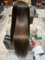 アヴァンス 和泉中央店(AVANCE) 艶ブラウン×髪質改善カラー×サラ艶ロング