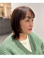 ノア(noah.)&nbsp;最近オーダーが多い低めのレイヤーのボブウルフ