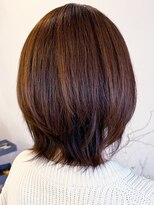 レポヘアー(Repos hair)&nbsp;20代30代40代大人可愛いハイライトシークレットココアブラウン