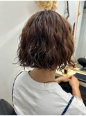ボブパーマスパイラルパーマニュアンスパーマ奥東 巧真