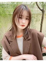 オブヘアー オモテサンドウ(Of HAIR OMOTESANDo) ミディアムレイヤー／顔まわりレイヤー／ミディアムウルフ