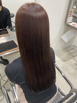 インク バイ アルテフィーチェ 甲子園口(ink by artefice) ピンクブラウンカラー/マロンベージ＠20代/30代