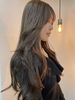 アル 心斎橋(alu) オリーブグレー/小顔に見せるヘア/ココアベージュ