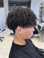 リット×ベリエ(Lit.×belier) 鹿児島ツイストスパイラルパーマセンターパート波巻きパーマ30代