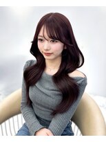 ヴェイ(VEYY.)&nbsp;ダークレッド×レイヤースタイル