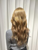 ビーハイブ 仙台駅前店(Behive)&nbsp;ハニーベージュ×ブリーチ一回×ロング