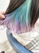 ウーロス(uros.) ペールブルー×ラベンダー☆インナーグラデーション