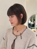 ローエ バイ デコ(Rohe by DECO)&nbsp;-Saki- ブリーチなしダブルカラーベージュ/ワイドバング/ボブ