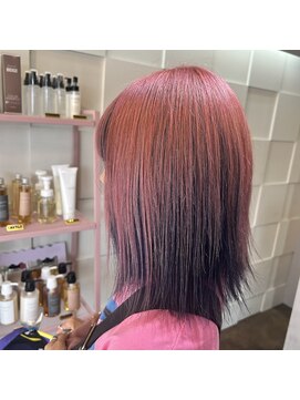 ガーデン 北花田(garden) ピンク×ラベンダーのアンブレラカラー