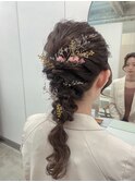 《花屋併設》ミモザ編みおろし