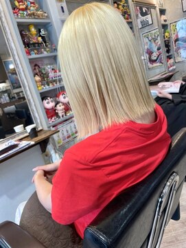 ヘア メイク ココ(hair make coco) カラーシャンプーで対応OK！！ホワイトカラー★