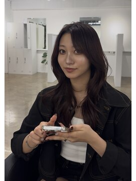 ミヨン 京都烏丸店(miyon) 【miyon】韓国レイヤーカット×暗髪カラー×髪質改善