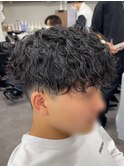 【リアルお客様スタイル】刈り上げスペインカール