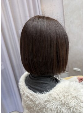 ラメル(RAMEL) ぱつっとボブ+髪質改善カラー+補強TR