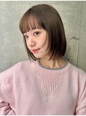 ☆【春日】オリーブグレー/ボブ/ココアベージュ/黒髪/小顔76