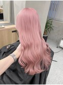 インナーカラー/トリートメント/デザインカラー/ペールピンク