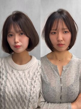 バレット 福岡天神(VALETTE) レイヤーあり?レイヤーなし?ボブの印象の違い!