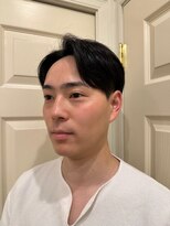 アットグラーロ 名古屋大須店 (＠GLARO)&nbsp;ナチュラルにキマる。好印象センターパートマッシュ