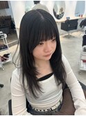 イメチェン/ピンクベージュ/アンブレラカラー/前髪/木更津