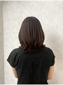 大人女性におすすめのセミロングデジタルパーマ