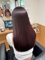 ラフテル(RAFTEL)&nbsp;艶感ワインレッド×美髪縮毛矯正