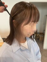 ビスポーク(BESPOKE)&nbsp;インナーベージュ切りっぱなし