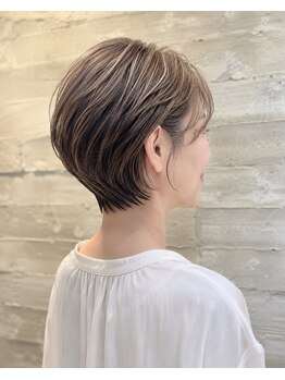 アース コアフュール ボーテ 藤枝店(EARTH coiffure beaute)の写真/暗く隠さず、上品に馴染む大人女性の白髪カバー