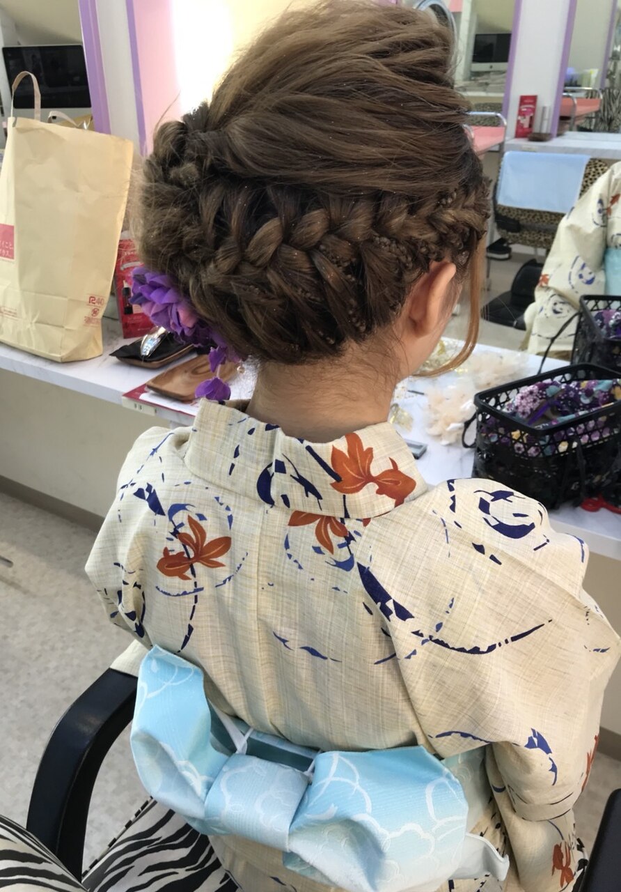 お祭りヘアセット：L018257508｜ヘアウェイ(HAIR WAY)のヘア