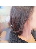 インナーカラー/ホワイトピンク【安佐南区】