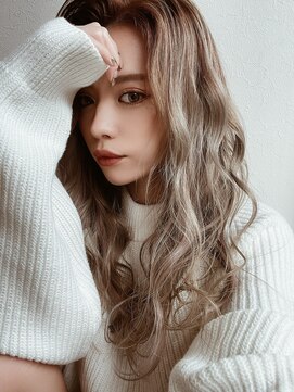 ローレン(Rollen) ハイライトで作るハイトーングレージュカラー☆