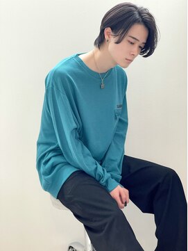 ロミーオム 本厚木(ROMMY. Homme) 前下がりメンズセンターパートROMMY Homme