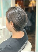 艶ショート×シルバーアッシュ