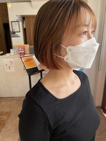 カットウェルズ粟殿店(Cut Well's smile&peace) オレンジカラー 奈良 cut wells 粟殿