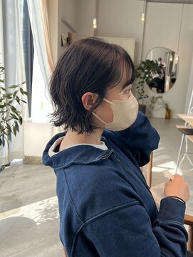 キチ(kici) 切りっぱなしボブパーマ